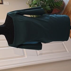 Womens Green off shoulder Dress